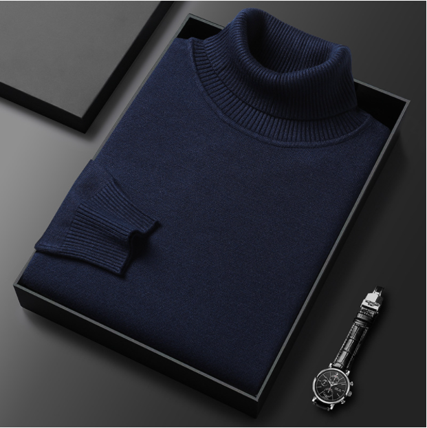 Trui met rolkraag - Gebreid - Polar Neck - Trui met hoge kraag - Trui met hoge kraag voor mannen-Boetiek Moda