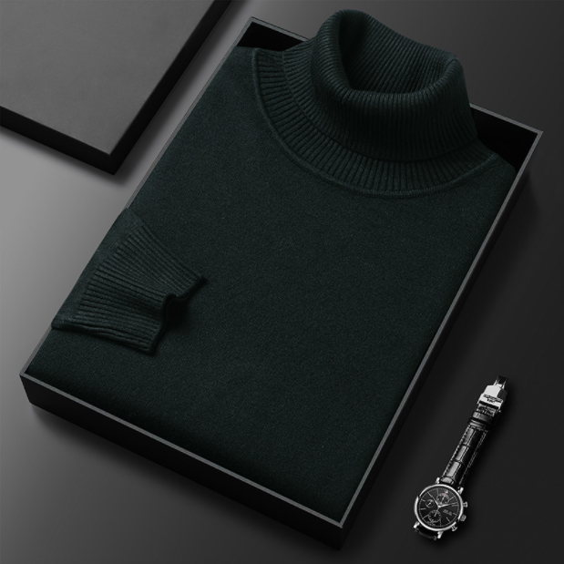 Trui met rolkraag - Gebreid - Polar Neck - Trui met hoge kraag - Trui met hoge kraag voor mannen-Boetiek Moda