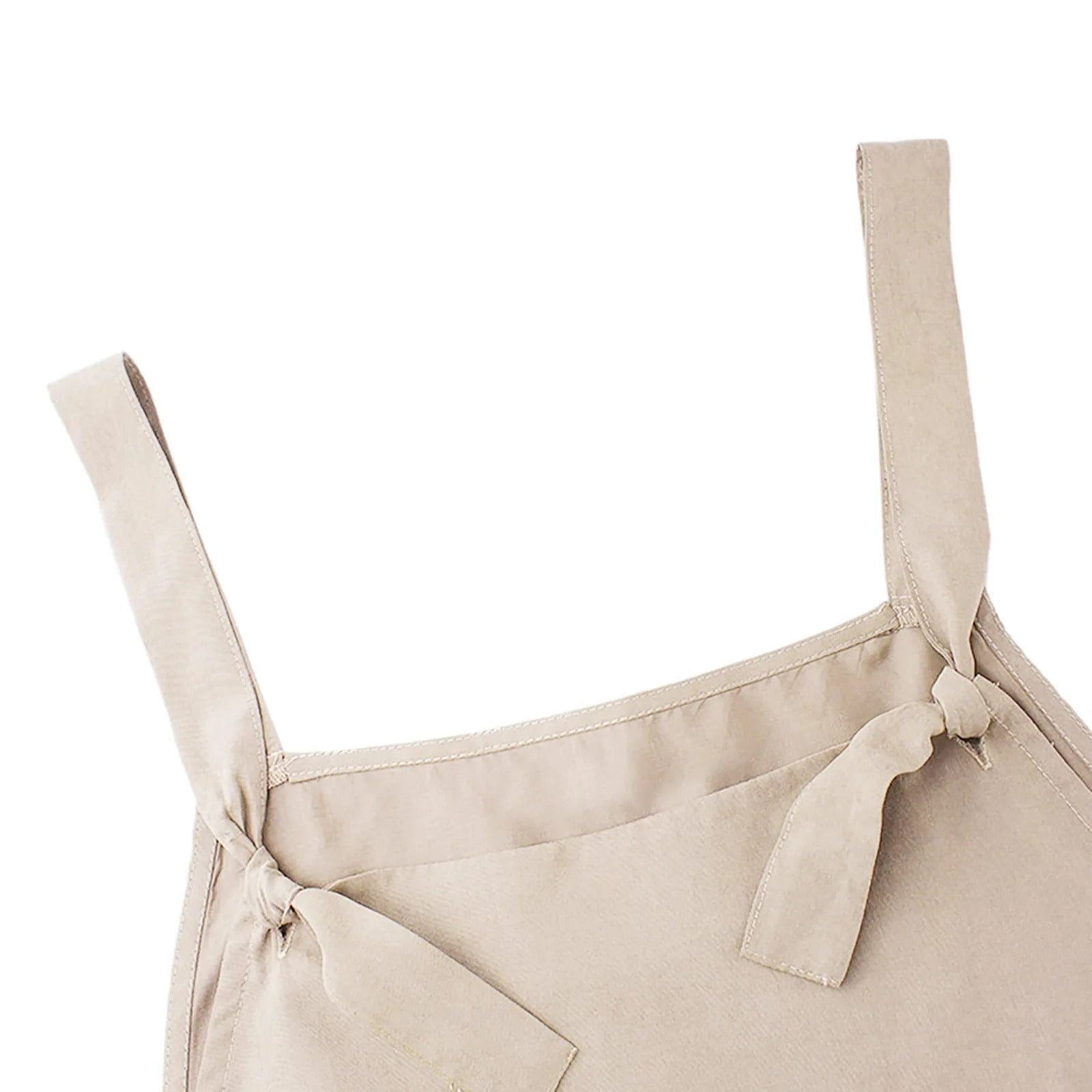 Tuinbroek - Dames mouwloze linnen jumpsuit met losse pasvorm-Boetiek Moda
