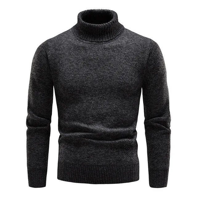 Turtleneck trui - Gebreide coltrui voor heren-Boetiek Moda