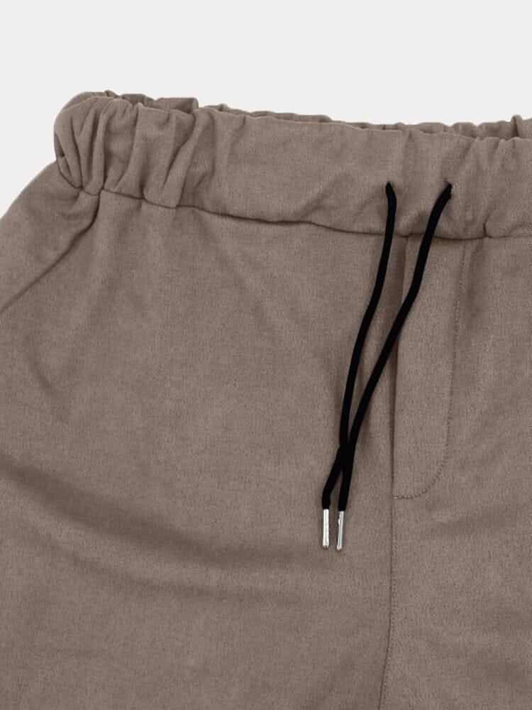 Tweedelige set - Casual overshirt met lange mouwen en broek voor heren-Boetiek Moda