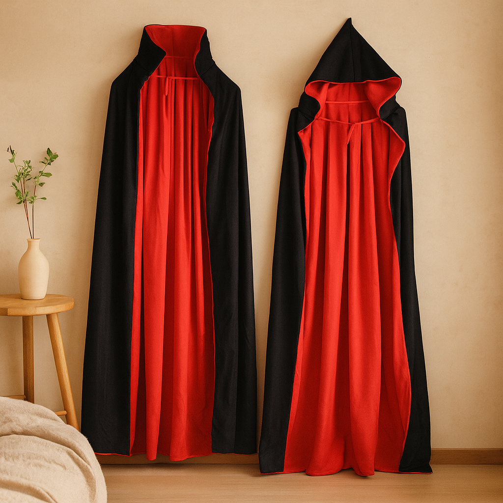 Vampiercape - Lange vampiercape Halloween-kostuum-Boetiek Moda