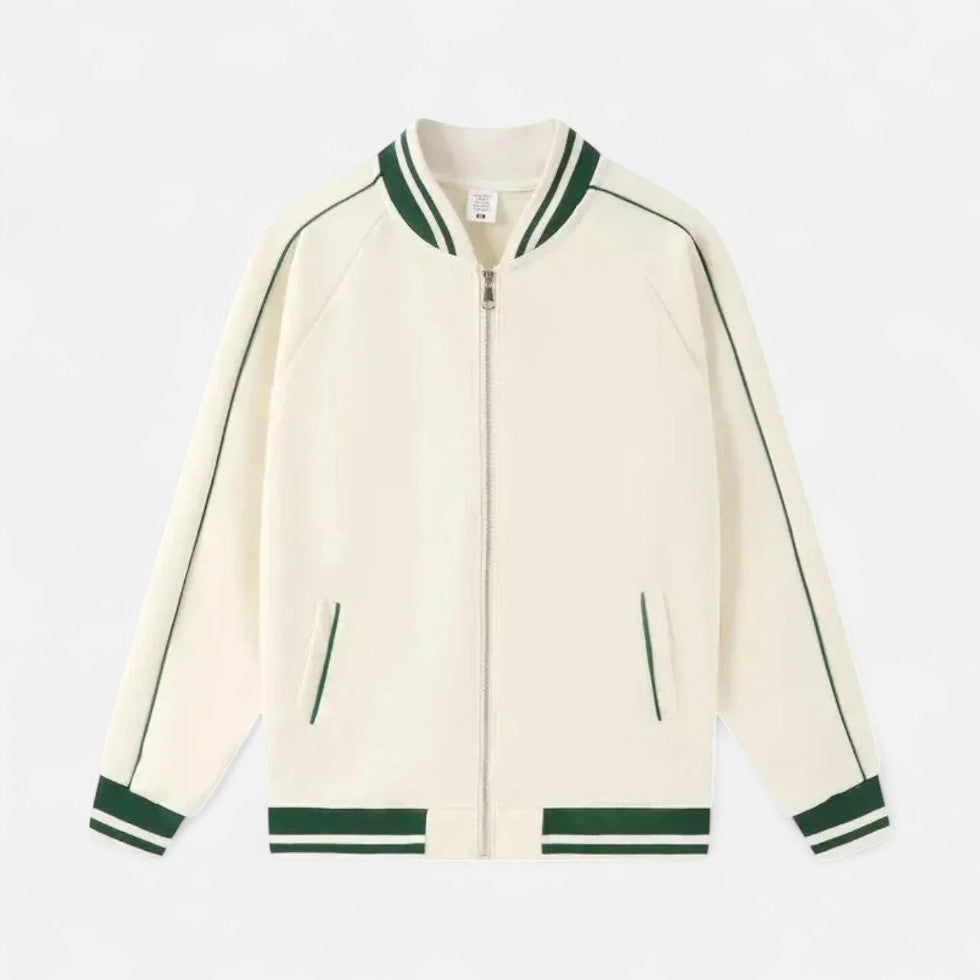 Varsity-jasje - Lichtgewicht baseballjasje met rits voor mannen-Boetiek Moda