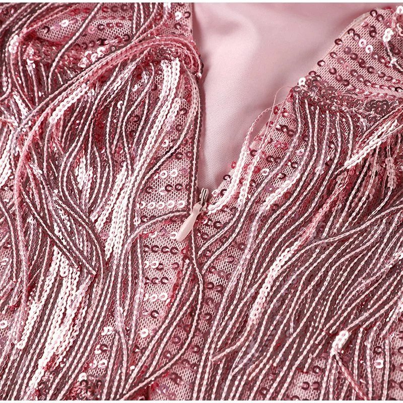 Verenjurk – Spaghettibandjes – Glitterend – Glitterjurk – Mini-feestjurk-Boetiek Moda