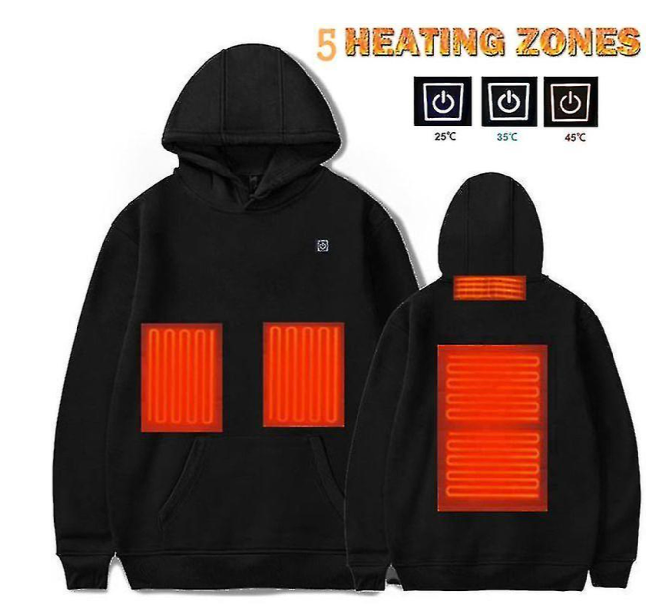 Verwarmde Hoodie - Warm - Pullover - Winterhoodie - Dameshoodie-Boetiek Moda