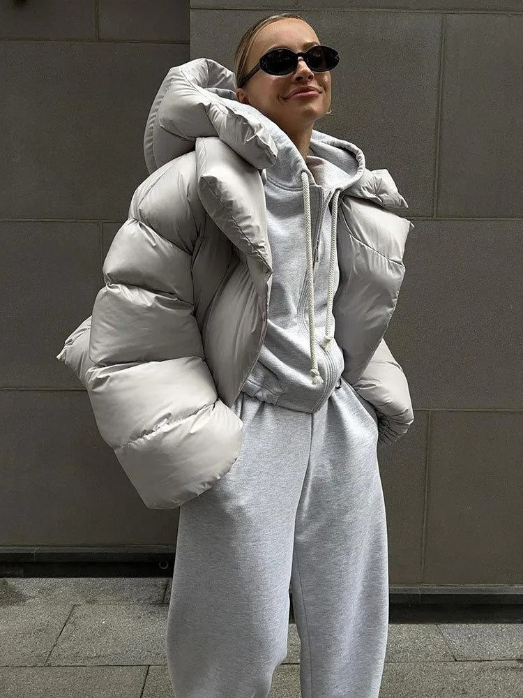 Vrouwen Winterjas | Warm | Capuchon | Pufferjas | Donsjack-Boetiek Moda