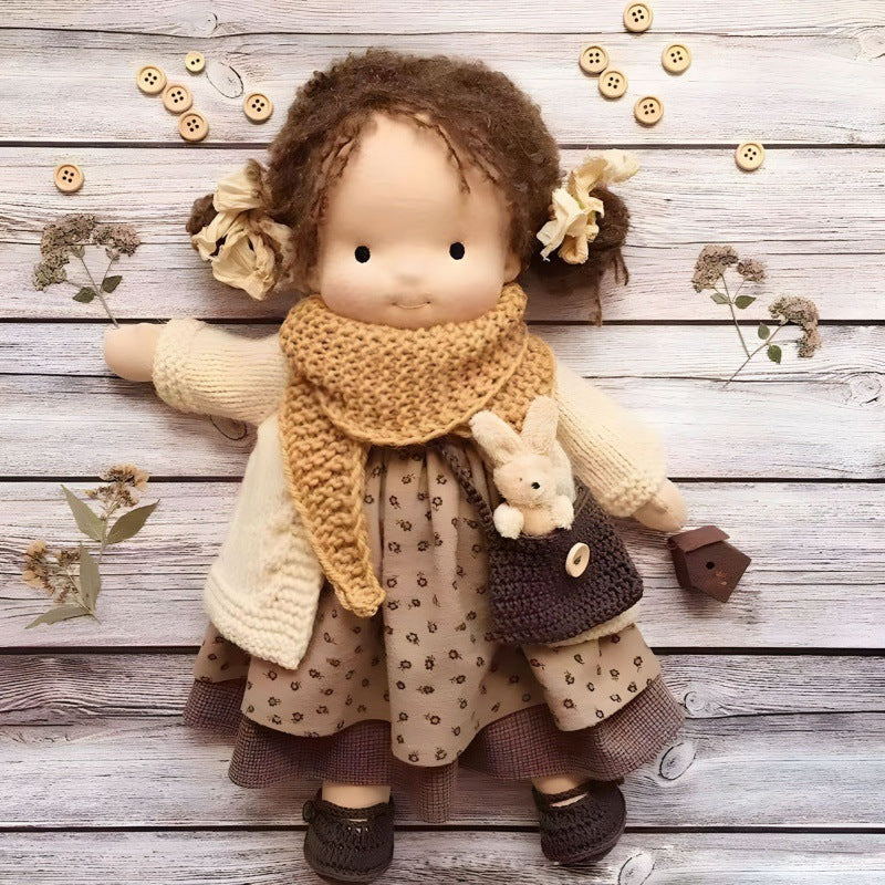 Waldorf pop | Handgemaakt | Fantasiespel | Poppen | Waldorf opvoedkundig speelgoed-Boetiek Moda