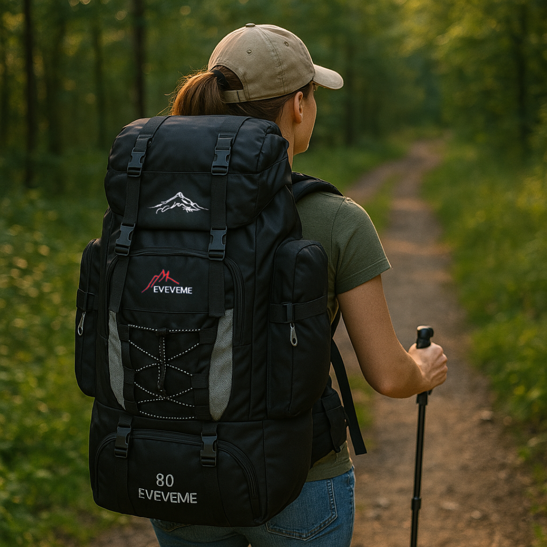 Wandelrugzak | Groot | 80 liter | Reisrugzak | Kampeerrugzak-Boetiek Moda