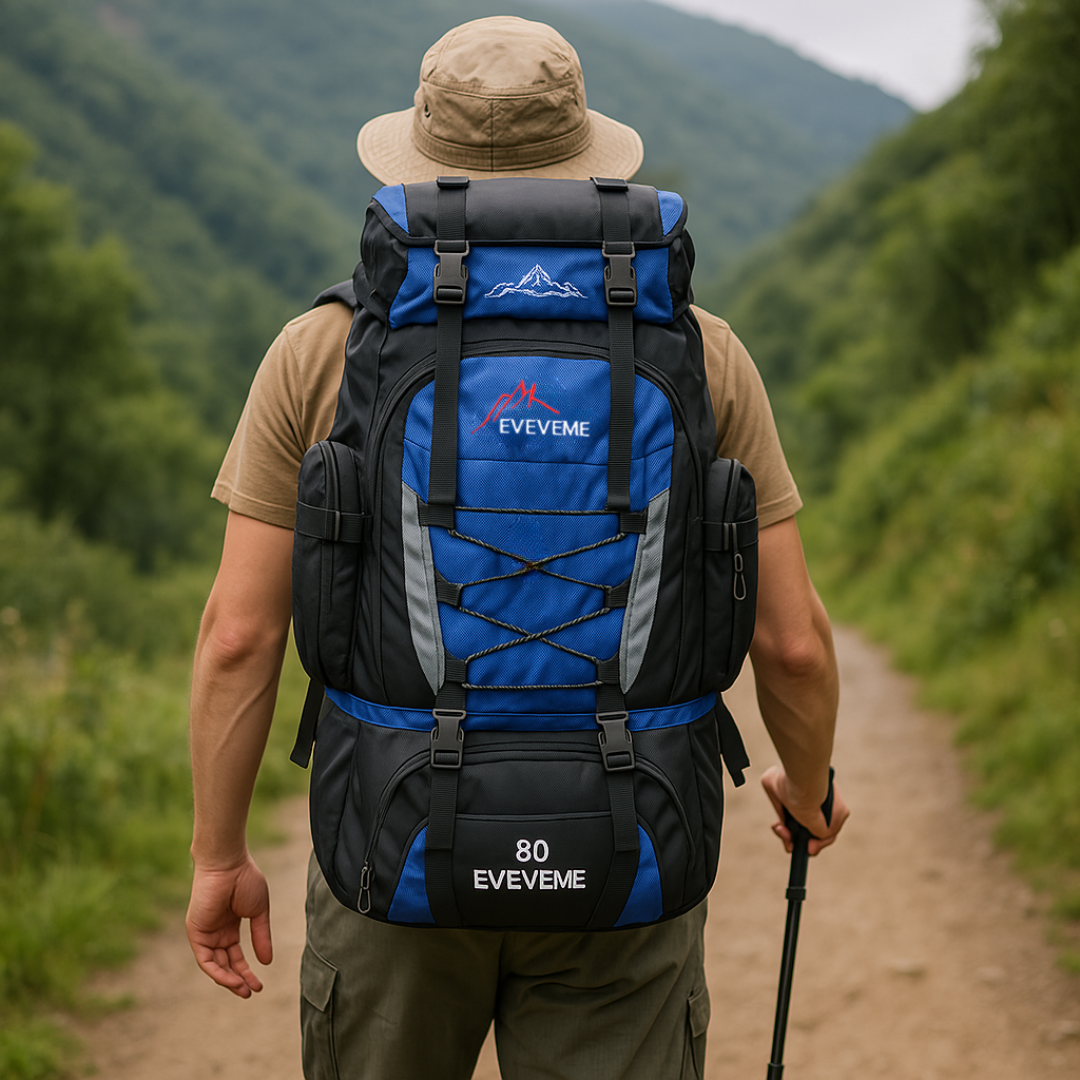 Wandelrugzak | Groot | 80 liter | Reisrugzak | Kampeerrugzak-Boetiek Moda