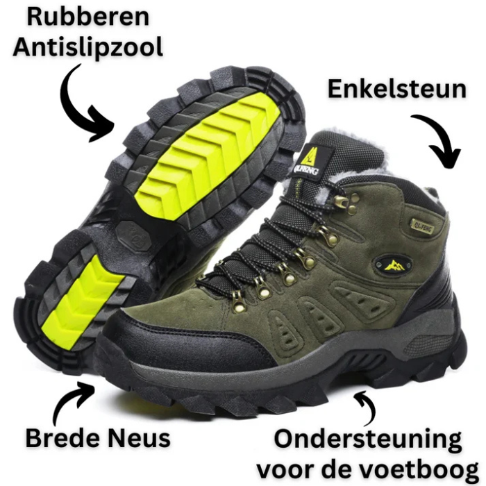 Wandelschoenen | Antislip | Vetersluiting | Wandelschoenen | Herenschoenen-Boetiek Moda