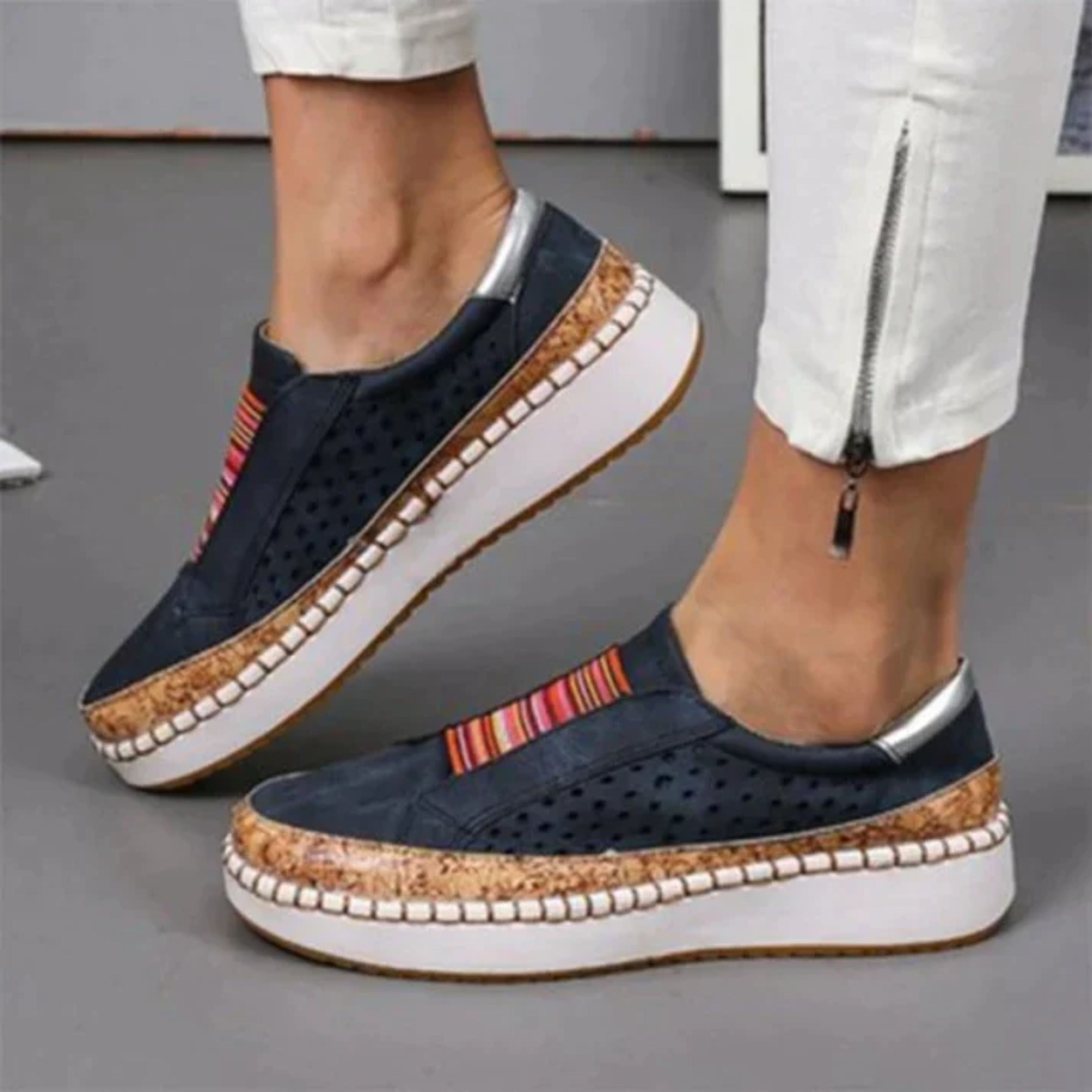 Wandelschoenen - Ergonomisch - Slip-On - Orthopedische schoenen - Damesschoenen-Boetiek Moda