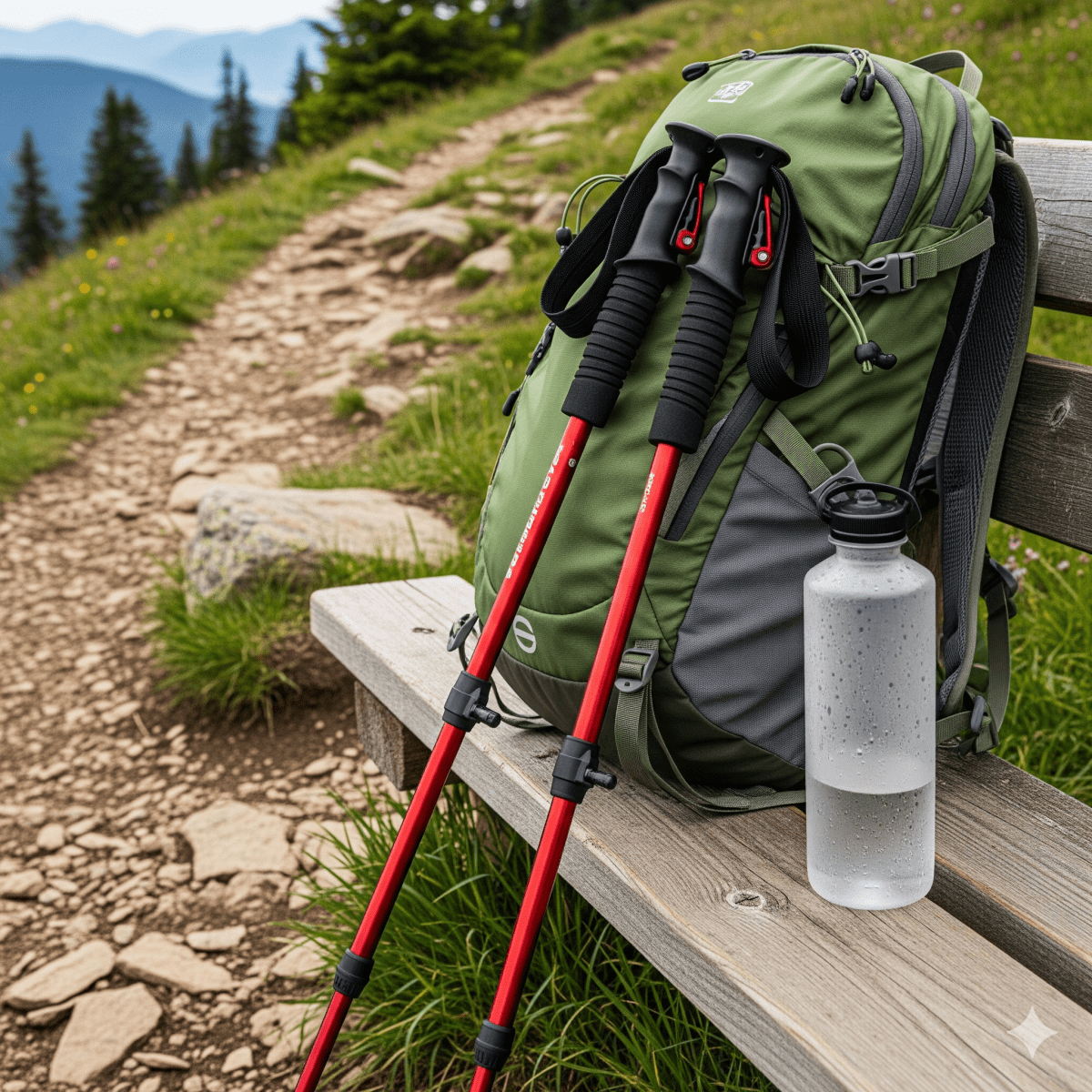 Wandelstokken - Opvouwbaar - Inklapbaar - Trekkingstokken - Wandelstokken-Boetiek Moda