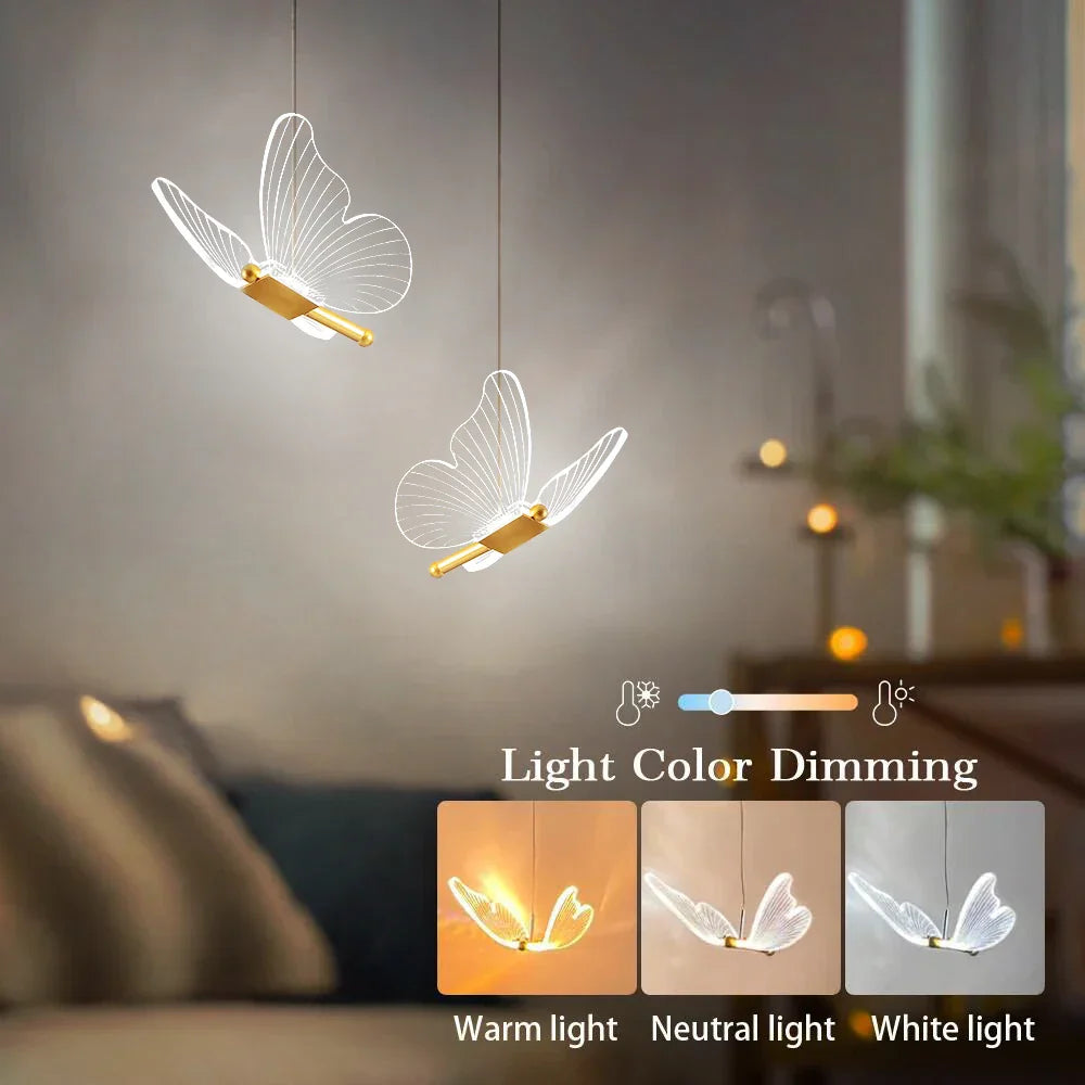 Wandlamp - Hangende Vlinder Sfeer LED Wandlampen-Boetiek Moda