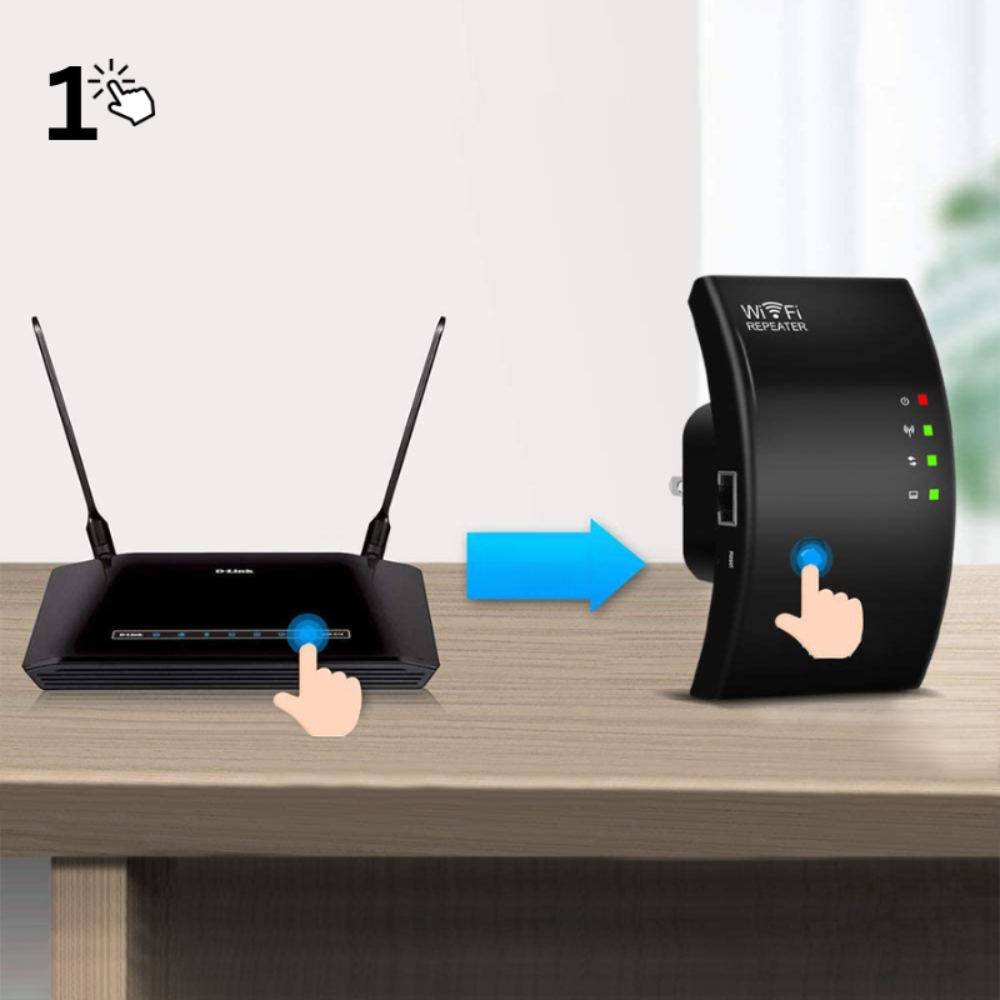 WiFi-repeater - Signaalversterker - Thuis - Wifi-versterker - Draadloze internetversterker-Boetiek Moda