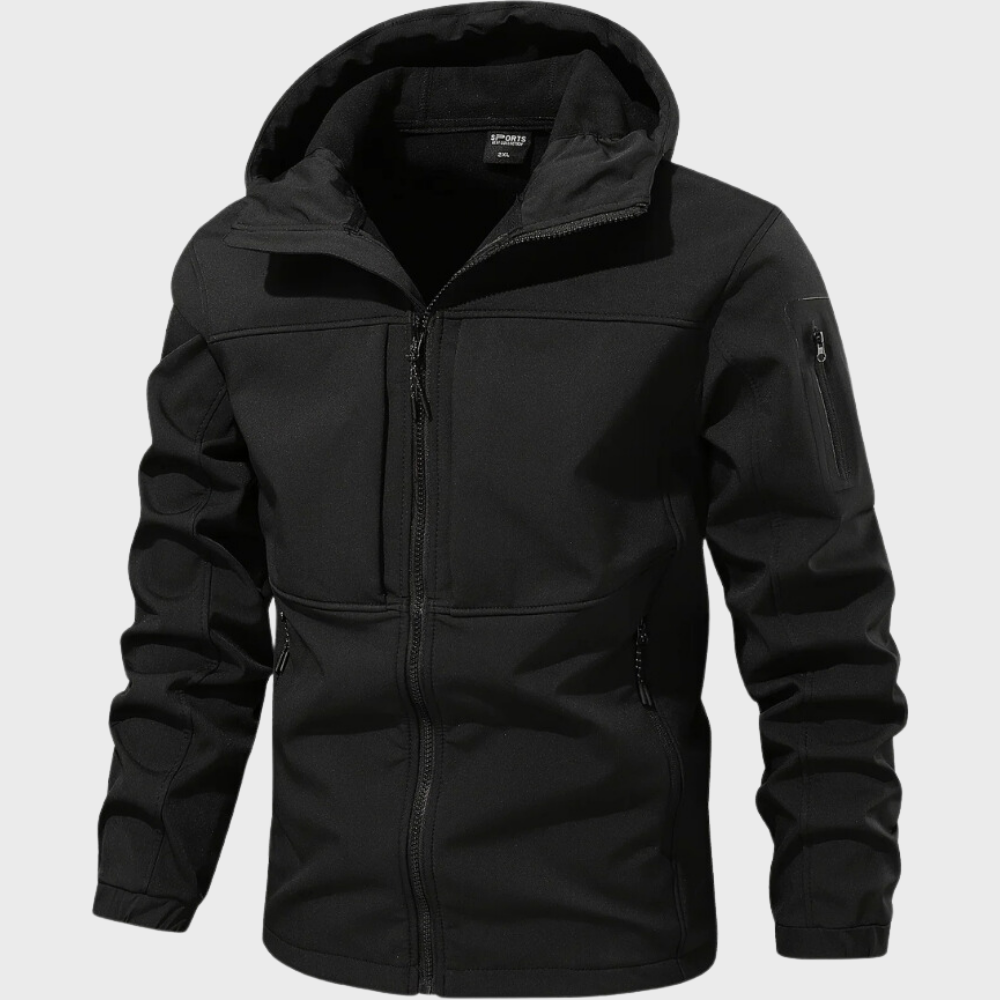 Windjack - Heren Jas met Capuchon - Winddicht Outdoorjack-Boetiek Moda