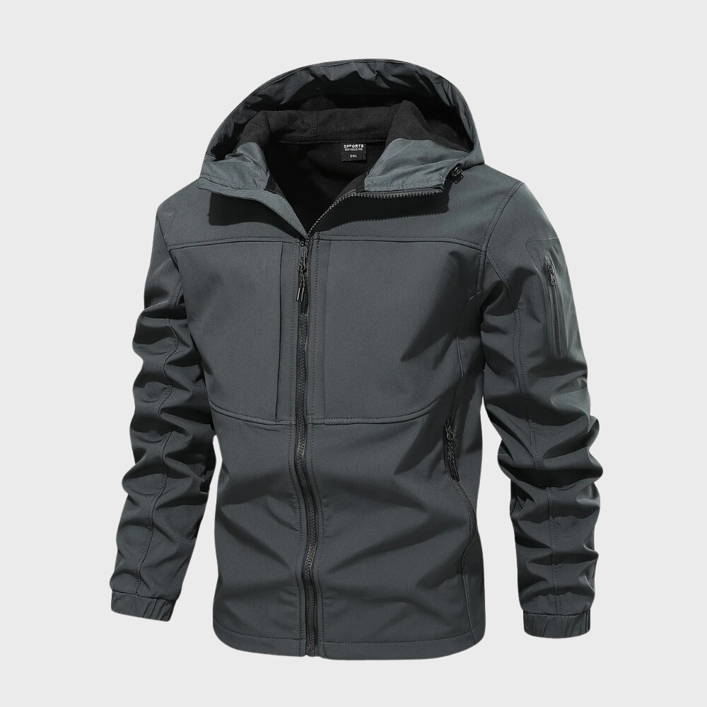 Windjack - Heren Jas met Capuchon - Winddicht Outdoorjack-Boetiek Moda