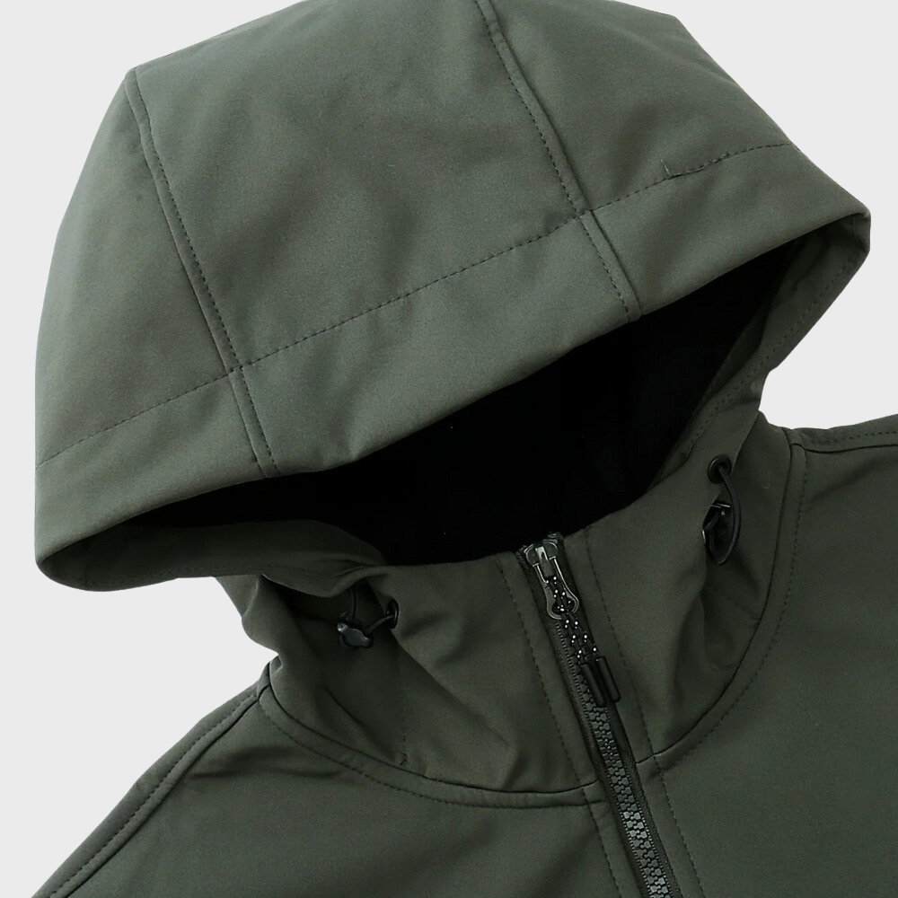 Windjack - Heren Jas met Capuchon - Winddicht Outdoorjack-Boetiek Moda