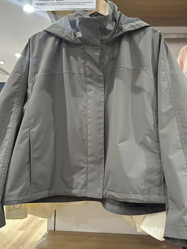 Windjack - Kort model - Lichtgewicht - Casual jas - Damesjas-Boetiek Moda