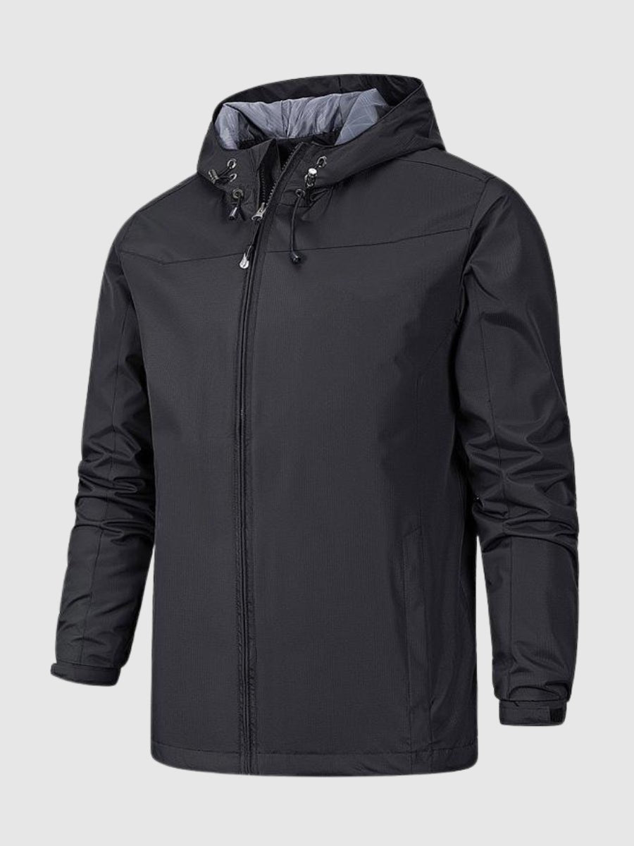 Windjack - Waterdichte outdoorjas met capuchon voor mannen-Boetiek Moda