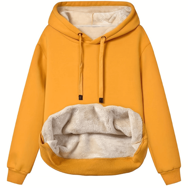 Winter Hoodie - Warm - Losse pasvorm - Sherpa Fleece Hoodie - Pullover Hoodie-Boetiek Moda