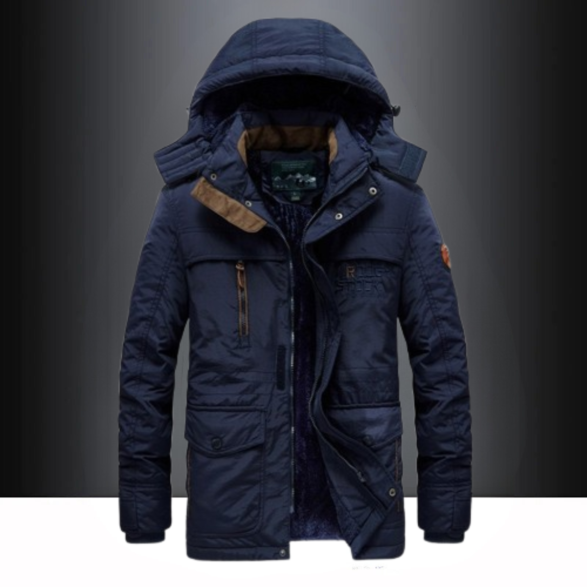 Winter Parka - Warme fleece gevoerde winterjas met capuchon voor heren-Boetiek Moda