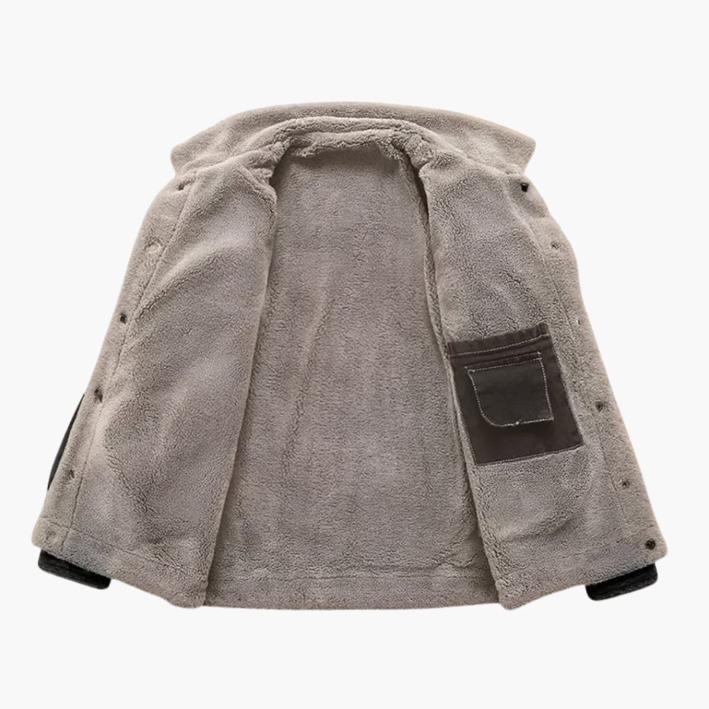 Winter Spijkerjasje | Casual | Warm | Spijkerjasje met fleecevoering | Herenjasje-Boetiek Moda