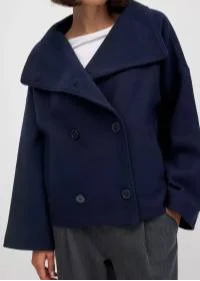 Winter Trench Coat | Kort | Oversized | Wollen Trench Coat | Vrouwenjas-Boetiek Moda