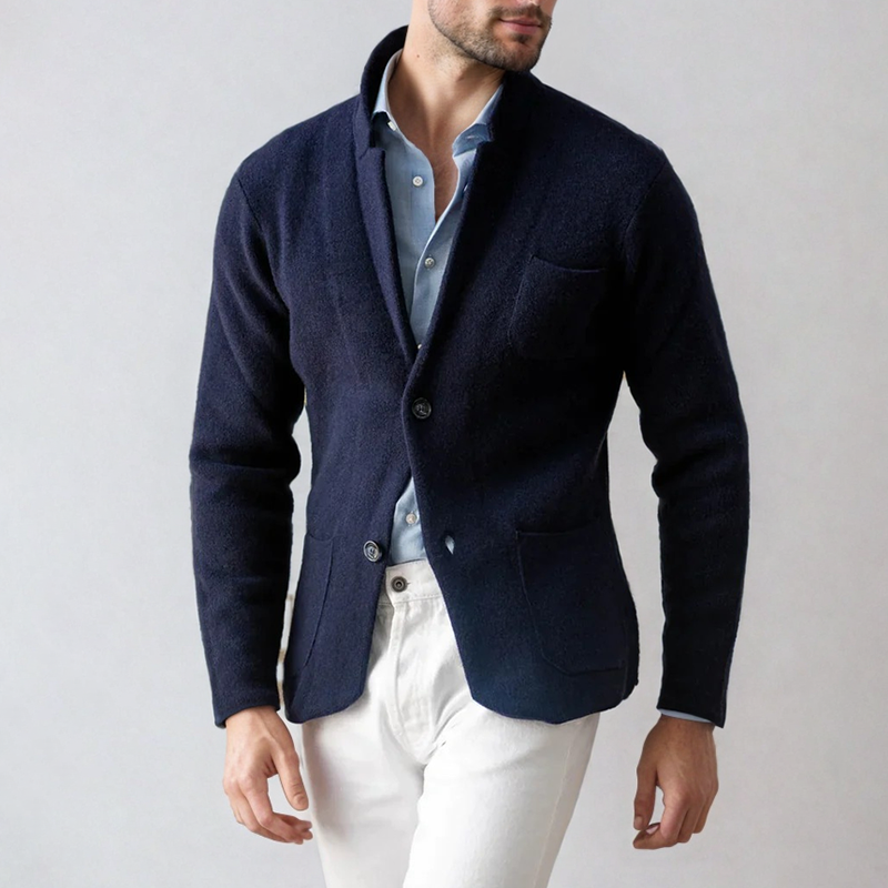 Winterblazer - Herenblazer Single Breasted Relaxed Casual-Boetiek Moda