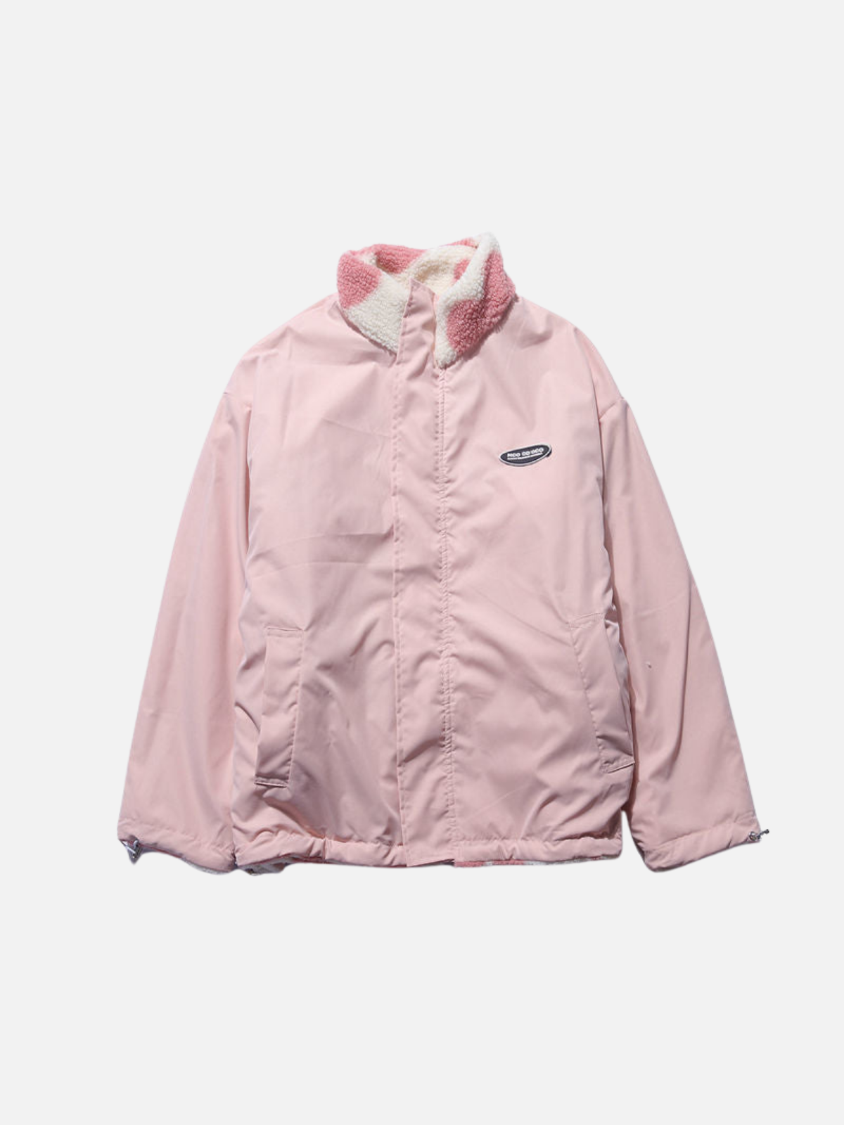 Winterjas | 2-in-1 | Hart print | Fleecejas | Omkeerbare jassen-Boetiek Moda