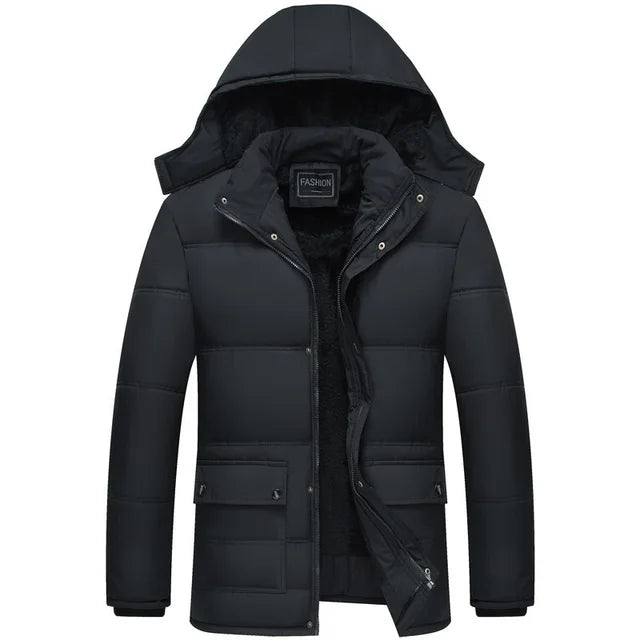 Winterjas voor Heren - Warm - Jas met Capuchon - Donsjack - Pufferjas voor Heren-Boetiek Moda