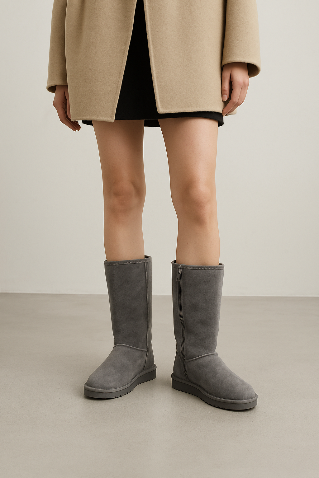 Winterlaarzen | Met bont gevoerd | Ritssluiting aan de zijkant | Sneeuwlaarzen | Dameslaarzen-Boetiek Moda