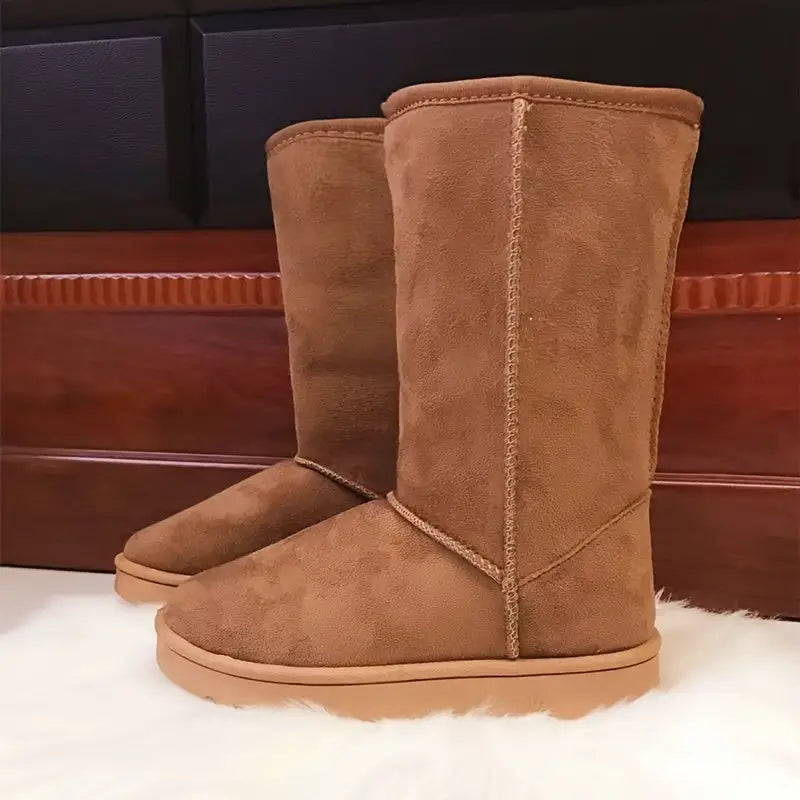 Winterlaarzen - Mid Calf - Met fleece gevoerd - Snow Boots - Dameslaarzen-Boetiek Moda