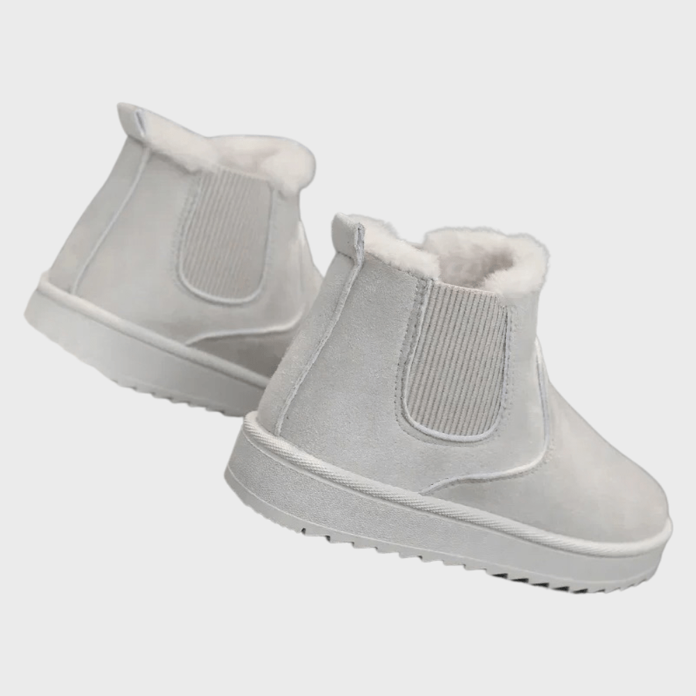 Winterlaarzen | Slip-On | Bontgevoerd | Enkellaarzen | Dameslaarzen-Boetiek Moda