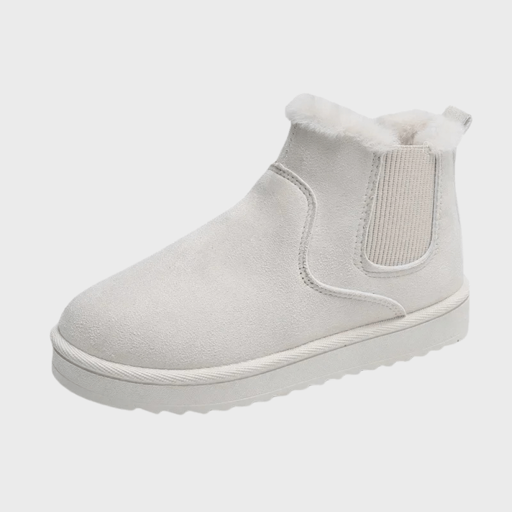 Winterlaarzen | Slip-On | Bontgevoerd | Enkellaarzen | Dameslaarzen-Boetiek Moda