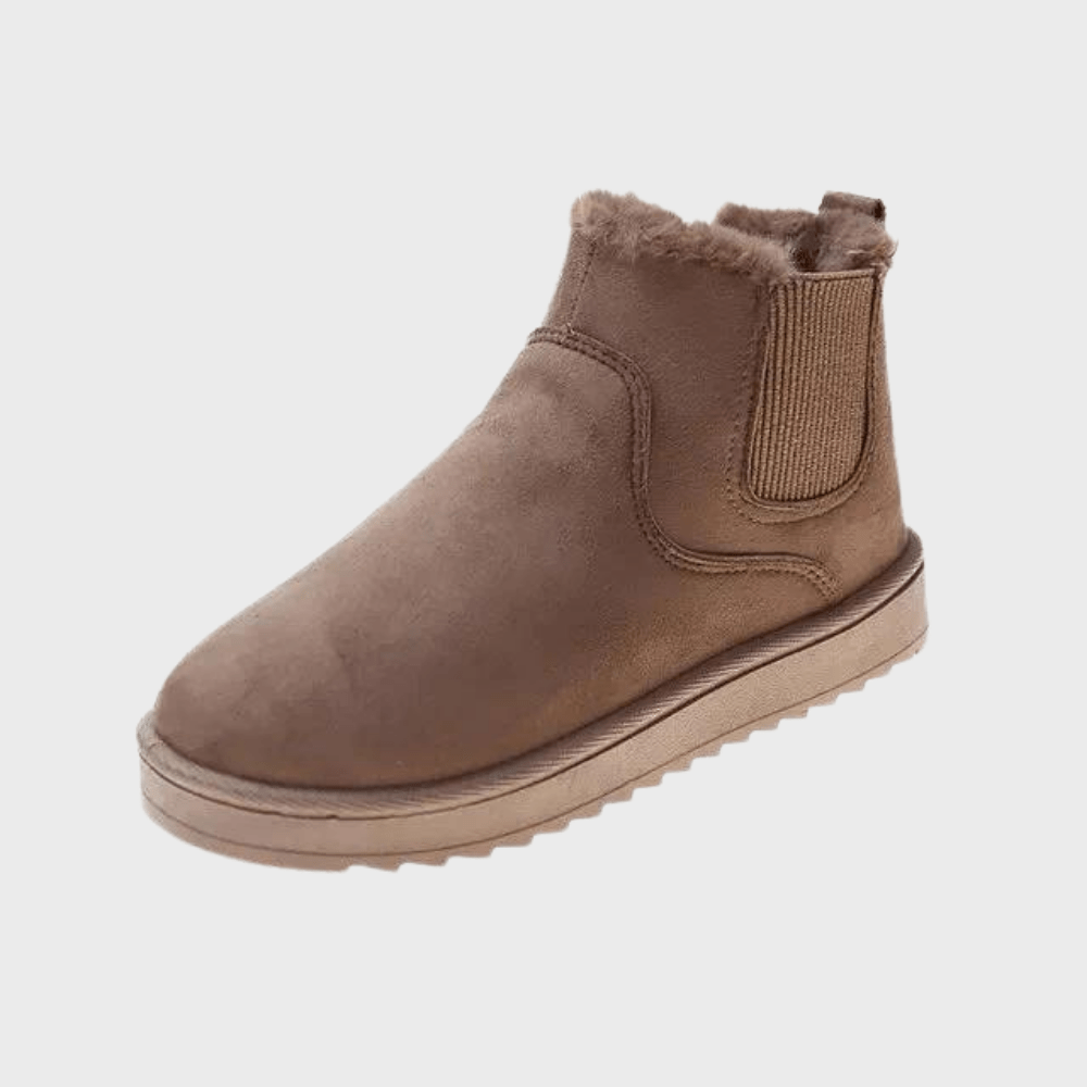 Winterlaarzen | Slip-On | Bontgevoerd | Enkellaarzen | Dameslaarzen-Boetiek Moda
