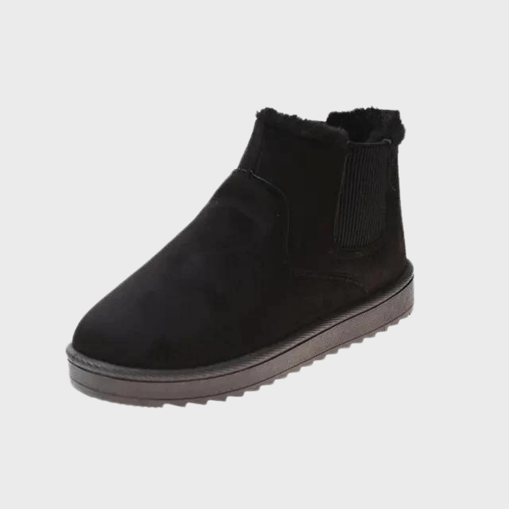 Winterlaarzen | Slip-On | Bontgevoerd | Enkellaarzen | Dameslaarzen-Boetiek Moda