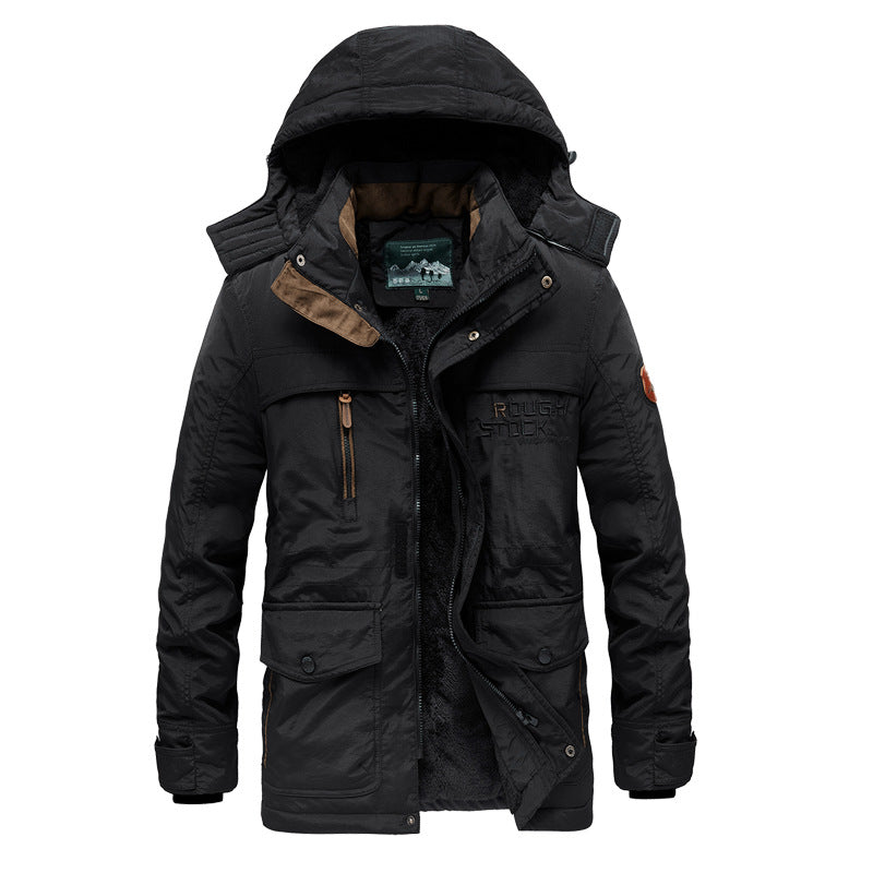 Winterparka | Met capuchon | Met fleecevoering | Sneeuwjas | Winterjas voor heren-Boetiek Moda