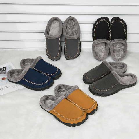Winterslippers | Warm | Antislip | Muiltjes | Herenslippers-Boetiek Moda