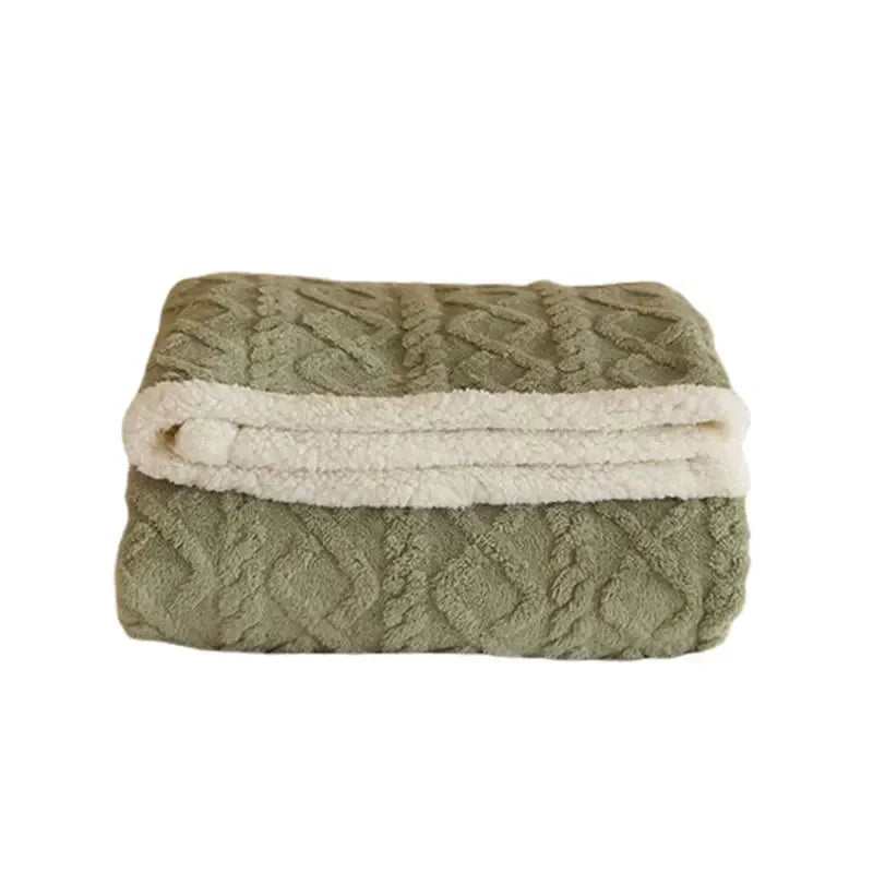 Zachte Sherpa-deken - Pluizig - Winter - Pluche deken - Fleece deken-Boetiek Moda