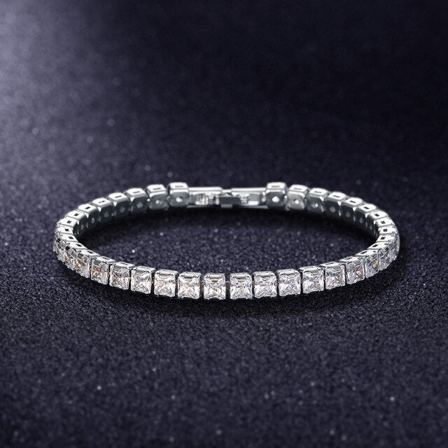 Zirkoon Armband - Zilveren gouden sieraden tennisarmband voor dames-Boetiek Moda