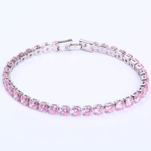 Zirkoon Armband - Zilveren gouden sieraden tennisarmband voor dames-Boetiek Moda
