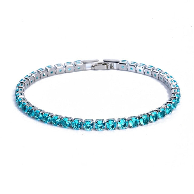 Zirkoon Armband - Zilveren gouden sieraden tennisarmband voor dames-Boetiek Moda