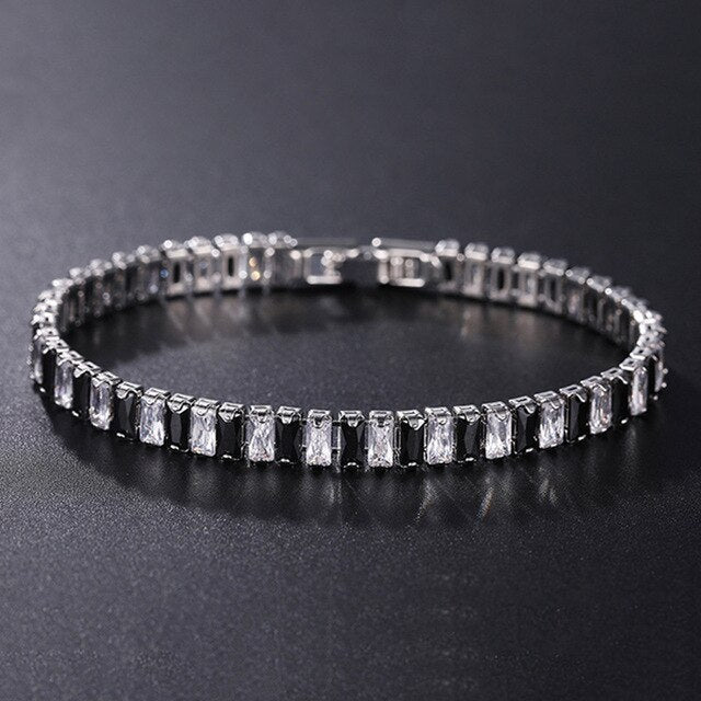 Zirkoon Armband - Zilveren gouden sieraden tennisarmband voor dames-Boetiek Moda
