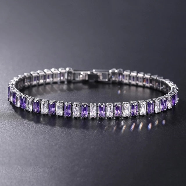 Zirkoon Armband - Zilveren gouden sieraden tennisarmband voor dames-Boetiek Moda