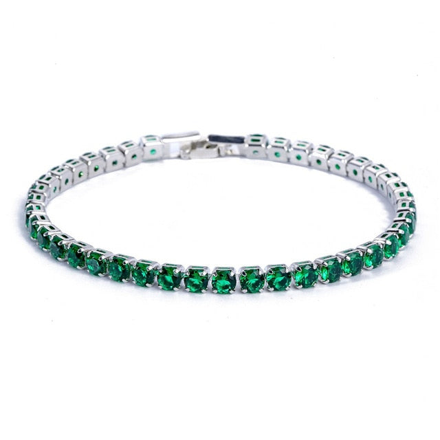 Zirkoon Armband - Zilveren gouden sieraden tennisarmband voor dames-Boetiek Moda