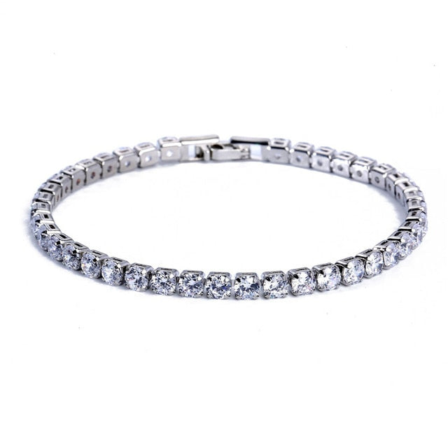 Zirkoon Armband - Zilveren gouden sieraden tennisarmband voor dames-Boetiek Moda