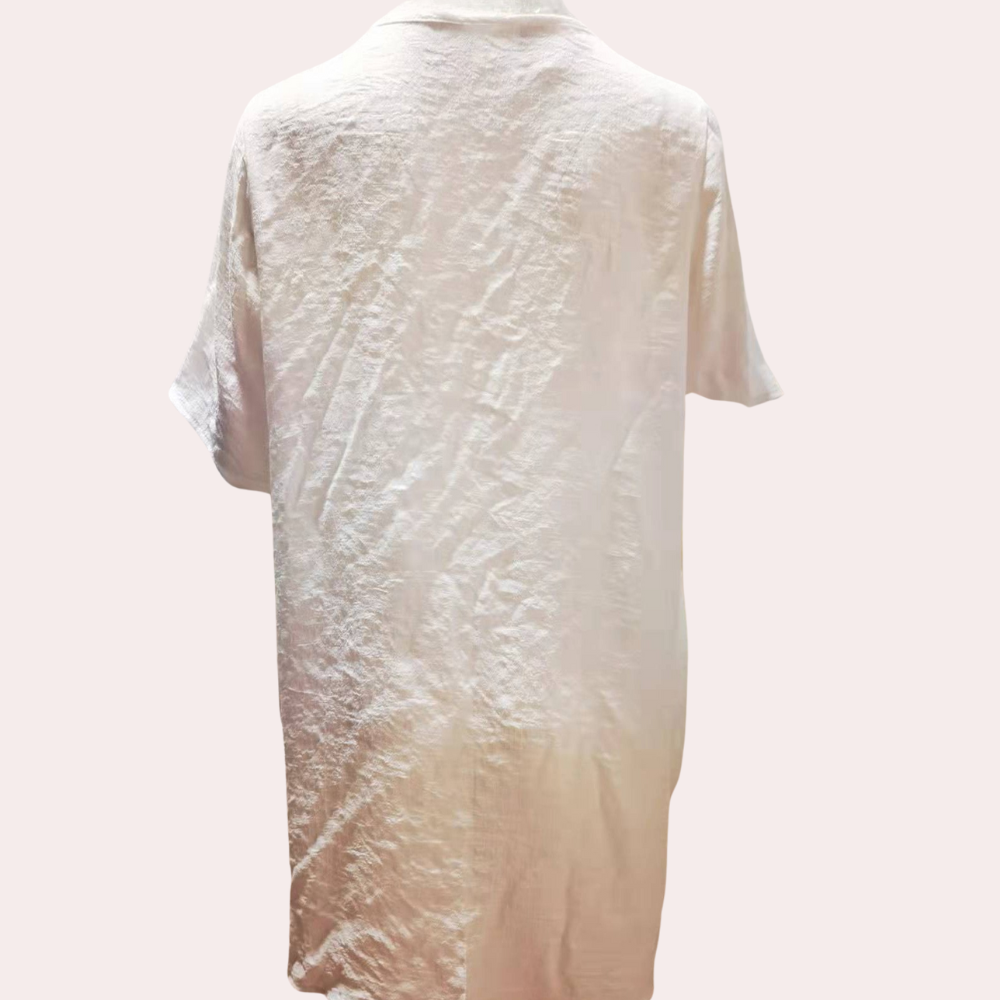 Zomerjurk | Losse pasvorm | Mini | Casual jurk | Linnen jurk-Boetiek Moda