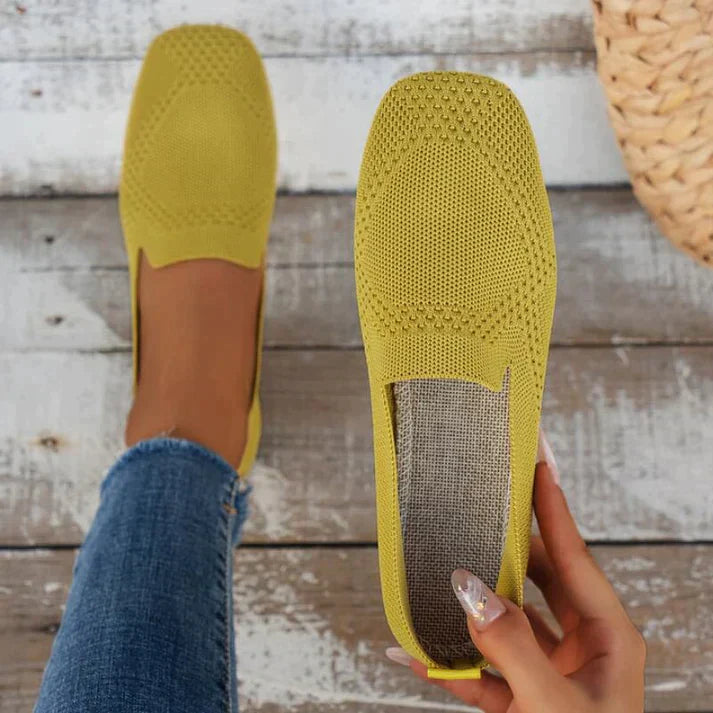 Zomerse Loafers | Slip-On | Comfortabele | Canvas Loafers | Damesschoenen-Boetiek Moda