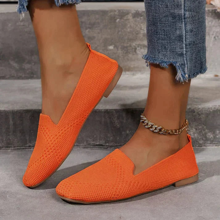 Zomerse Loafers | Slip-On | Comfortabele | Canvas Loafers | Damesschoenen-Boetiek Moda