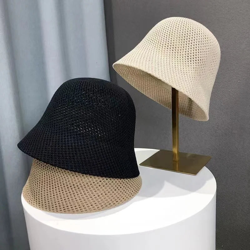 Zonnehoed - Lichtgewicht - Stro - Bucket Hat - Zomerhoeden voor dames-Boetiek Moda